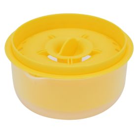 Mini Egg Yolk Separator Non Toxic Durable Egg White Filter Divider Kitchen Tool for Home Bakery(Yellow )