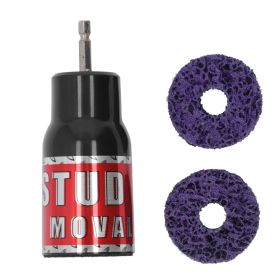 Stud Rust Removal Tool Wheel Hub Cleaner for 1/2in Impact Wrenches Electric Drill Cleaning Tool