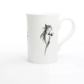 Equestrian Elegance coffee mugs custom Art and Design by HadiArts