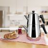 Serenk Definition Stainless Steel Tea Pot Set Black