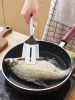 Kitchen stainless steel food clip frying spatula frying fish spatula steak spatula household kitchenware