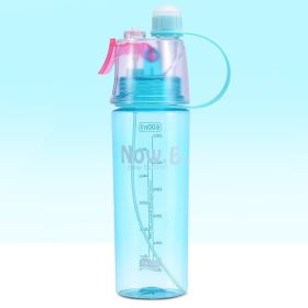 Portable Outdoor Sports Mist Spray Cup (Option: Blue-400ml)