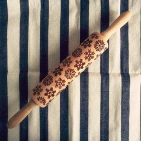 Rolling Pin Christmas Embossing (Option: Snowflake 35cm)