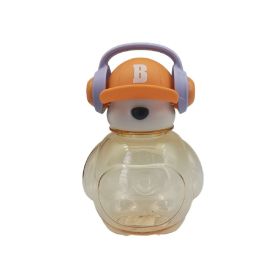 BSB-517 Headset Bear Water Cup Tumbler (Color: Orange)