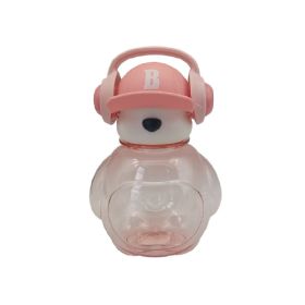 BSB-517 Headset Bear Water Cup Tumbler (Color: Pink)