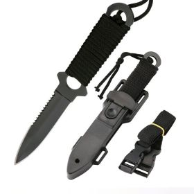 Outdoor Knives With Sharp And Tough Blades And Sturdy Handles. They Are Designed To Be Versatile, Making Them A Great Companion For Outdoor Adventures (Option: Black tip)