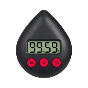 LED Counter Display Alarm Clock Manual Electronic Countdown Sports Sucker Digital Timer Kitchen Cooking Shower Study Stopwatch (Color: C)