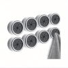 1/3/8pcs Kitchen Towel Holder, Self Adhesive Wall Dish Towel Hook, Round Wall Mount Towel Holder For Bathroom, Kitchen And Home, Wall, Cabinet, Garage