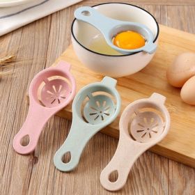 Stem Egg Separator White and Yolk Filter Kitchen Baking Separator Tool (Color: 03)