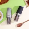 Gravity Induction Electric Pepper Grinder Automatic Sea Salt Pepper Grinder Stainless Steel Mill With Adjustable Thickness