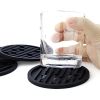 1pc Silicone Mat Heat Resistant Cup Mat Coasters Round Non-slip Table Placemat Tools