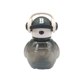 BSB-517 Headset Bear Water Cup Tumbler (Color: Black)