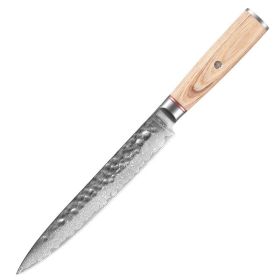 Damascus Steel Hand Kitchen Knife (Option: 8inch meat cleaver)